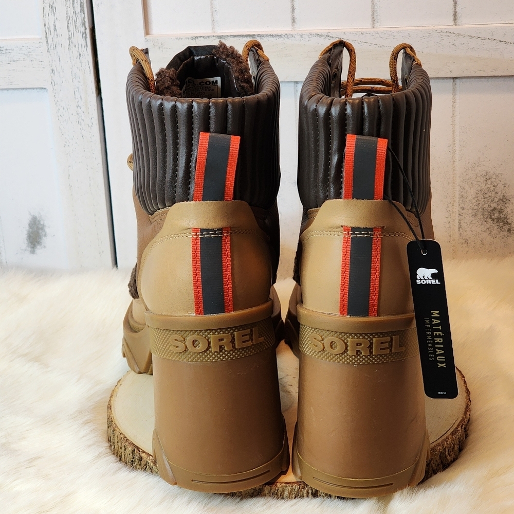 SOREL Leather Brex Waterproof Lace-up Boots - Picture 6 of 10